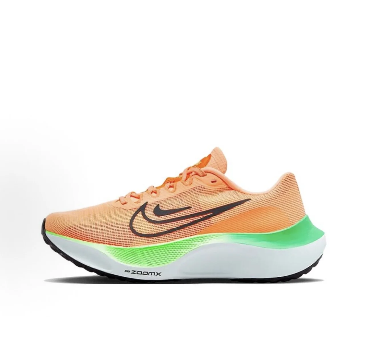 Nike Zoom Fly 5「橙黑螢光綠」配色