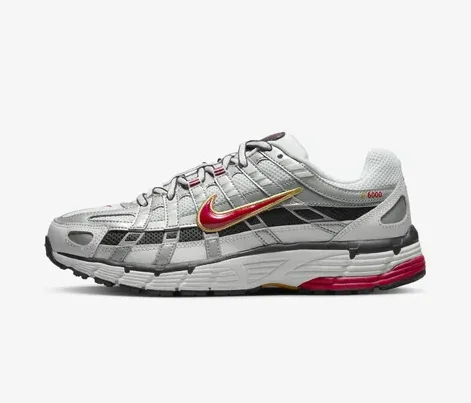Nike P‑6000 White Gold Red (W) 白黑紅