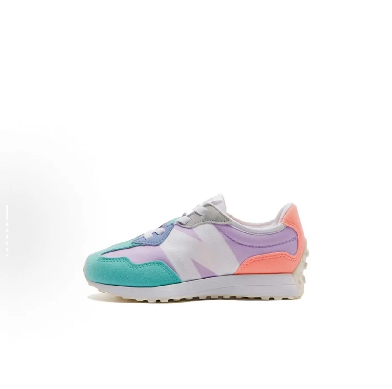 New Balance NB327 童鞋 綠粉