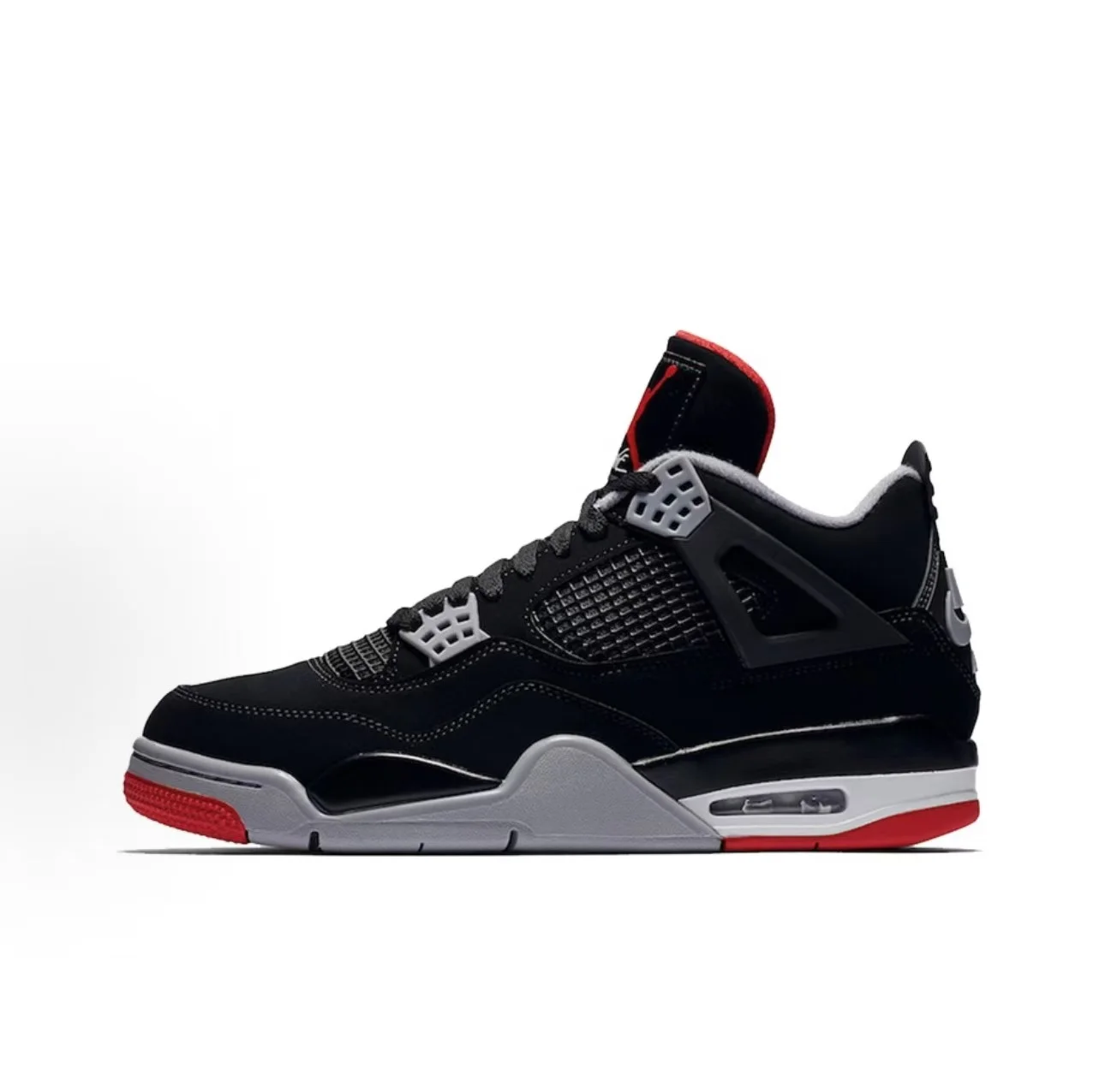 Jordan Air Jordan 4 retro bred OG款 公牛 中帮 复古篮球鞋「黑红」(2019)